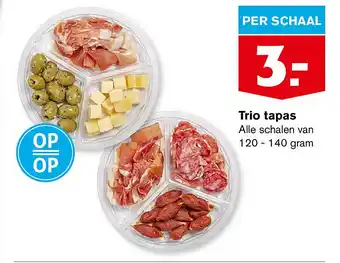 Hoogvliet Trio tapa aanbieding