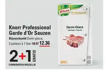 Sligro Knorr professional garden d'or sauzen aanbieding