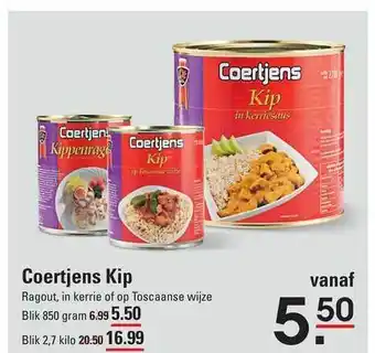 Sligro Coertjens kip aanbieding