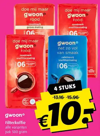 Boni Filterkoffie aanbieding