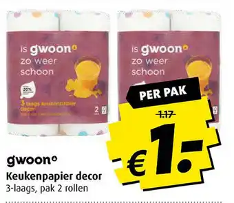 Boni Keukenpapier decor aanbieding