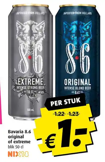 Boni Bavaria 8.6 original nal of extreme aanbieding