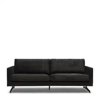 fonQ Riviera maison the camille sofa 3s suede noir -... aanbieding