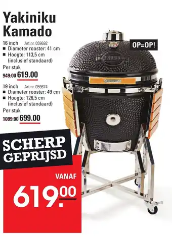 Sligro Yakiniku Kamado aanbieding