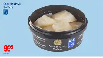 Makro Coquilles MSC 250 gram aanbieding