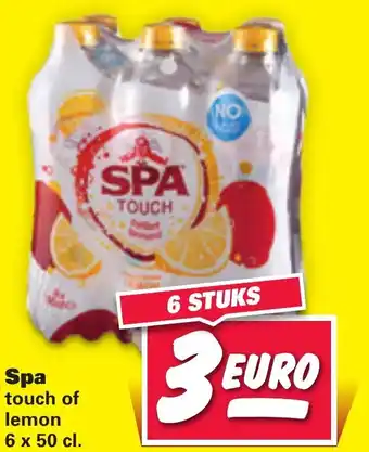 Nettorama Spa touch of lemon 6*500ml aanbieding