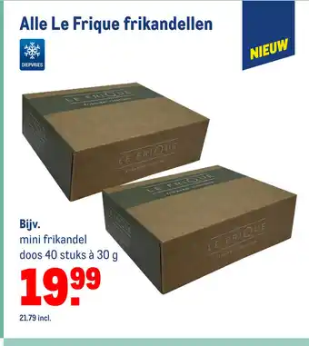 Makro Alle Le Frique frikandellen aanbieding