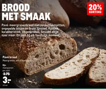 Makro Pave brood aanbieding