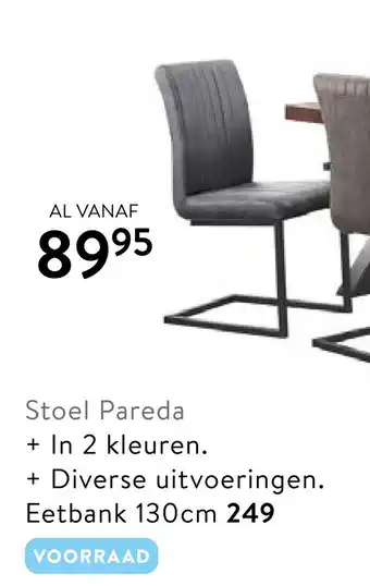 Profijt Meubel Stoel Pareda 130 cm aanbieding