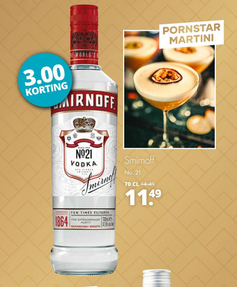 Mitra Smirnoff no. 21 aanbieding