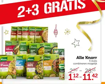 Coop Alle knorr aanbieding