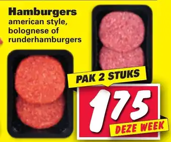 Nettorama Hamburgerbroodjes 2st aanbieding