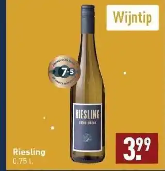 ALDI Riesling aanbieding