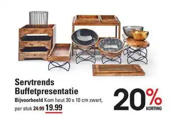 Sligro Servtrends buffetpresentatie aanbieding