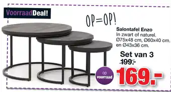 Budget Home Store Salontafel Enzo aanbieding