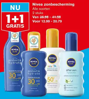 Hoogvliet 1 Nivea zonbescherming aanbieding