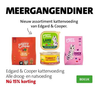 Intratuin Edgard & Cooper kattenvoeding aanbieding