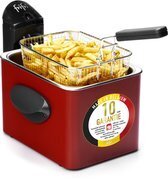 Bol.com Frifri 1905r - frituurpan - 35l - 3200w - rood aanbieding