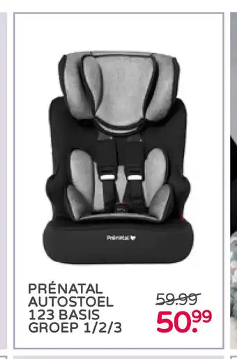 Prenatal Autostoel 123 Basis Groep 1/2/3 aanbieding