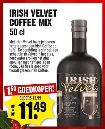 Dirck 3 Irish velvet coffee mix aanbieding