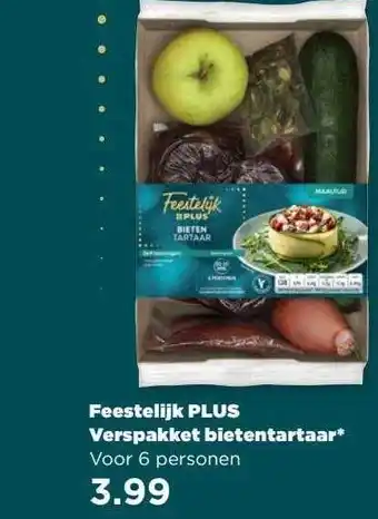 PLUS Feestelijk plus verspakket bietentartaar aanbieding