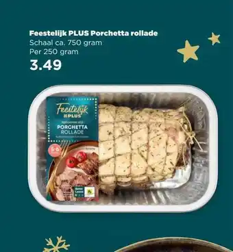 PLUS Feestelijk plus porchetta rollade aanbieding