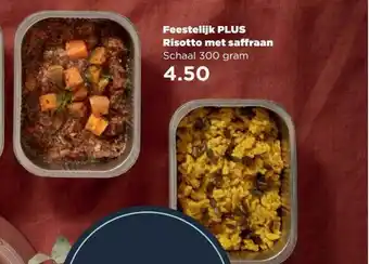 PLUS Feestelijk plus risotto met saffraan aanbieding