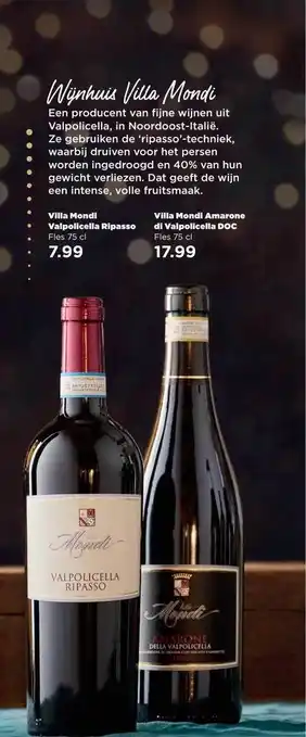 PLUS Villa mondi valpolicella ripasso of villa mondi amarone di valpolicella doc aanbieding