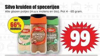 Dirk Silvo kruiden of specerijen aanbieding