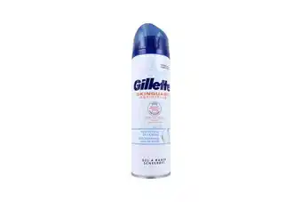 Stuntpakker Gillette scheergel skinguard sensitive, 200 ml aanbieding