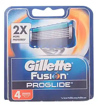 Voordeligscheren Gillette fusion proglide scheermesjes - 4 stuks aanbieding