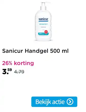 Plein.nl Sanicur Handgel 500 ml aanbieding