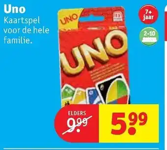 Kruidvat Uno aanbieding