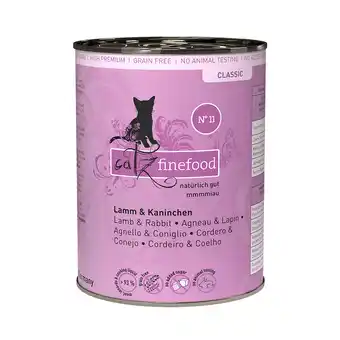 Zooplus 6x400g blik lam & konijn catz finefood kattenvoer aanbieding