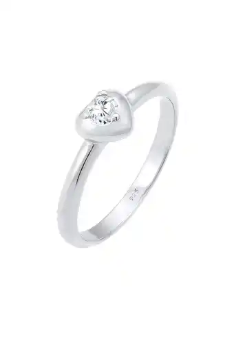 Douglas Elli elli ring dames hart symbool fonkelend met cubic zirconia kristallen in 925 sterling zilver aanbieding