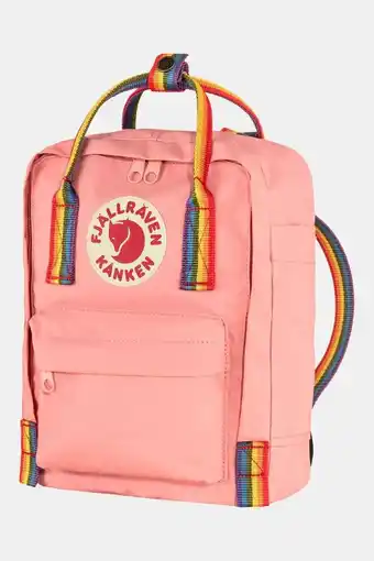 Bever Fjällräven kånken rainbow mini rugzak roze aanbieding