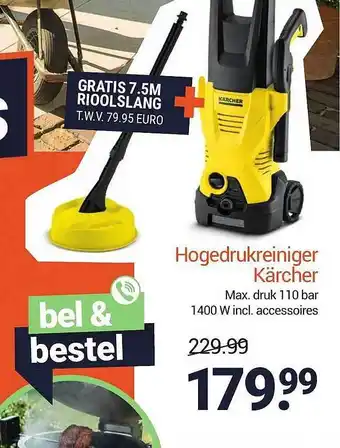 Inter Chalet Hogedrukreiniger Kärcher aanbieding