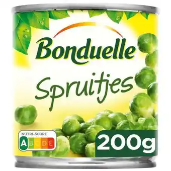 Coop Bonduelle spruitjes aanbieding