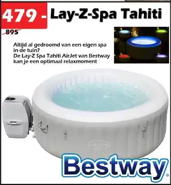 iTEK Lay-Z-Spa Tahiti aanbieding