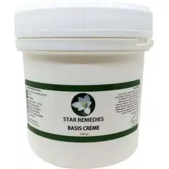 Vitamins Star remedies basis creme 100% natuurlijk 500 gram aanbieding