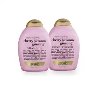 Vitamins Ogx rejuvenating cherry blossom ginseng conditioner 385 ml aanbieding