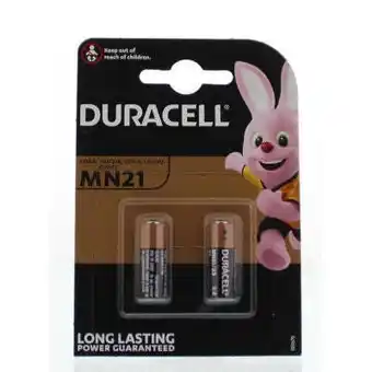 Vitamins Duracell long lasting power mn21 2 stuks aanbieding