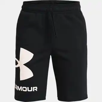 Under Armour Jongensshorts under armour rival fleece big logo zwart / onyx wit yxs aanbieding