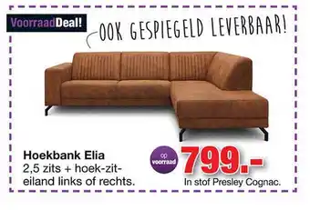 Budget Home Store Hoekbank Elia aanbieding