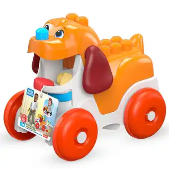 Top1Toys Mega bloks pull along puppy building set aanbieding