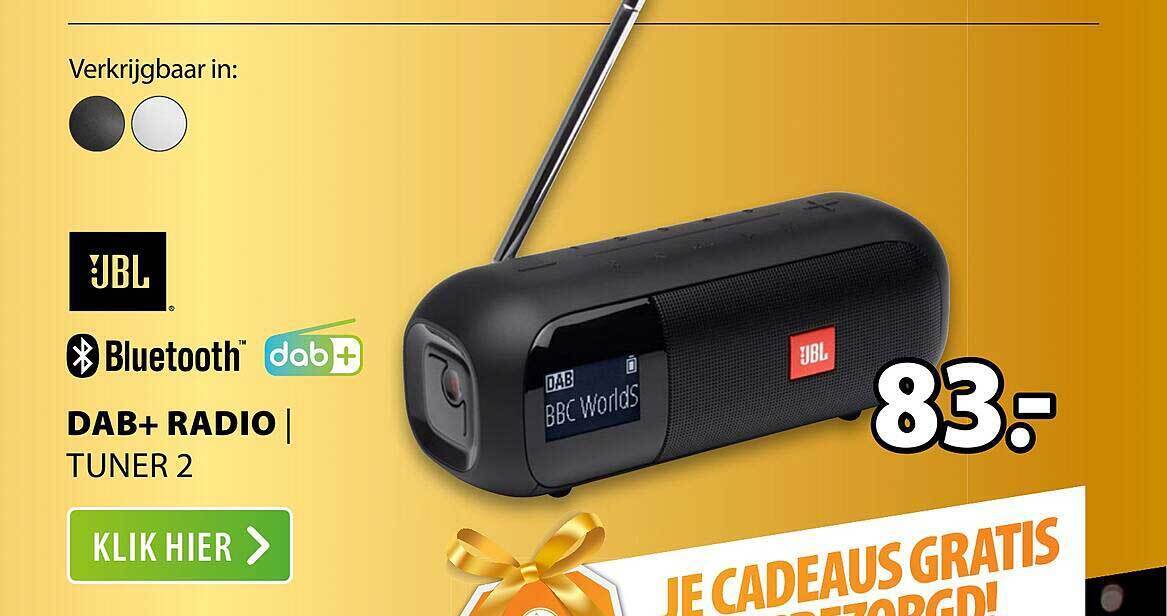 Jbl dab+ radio tuner 2 aanbieding bij Expert