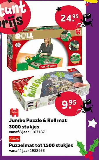 Intertoys Jumbo puzzle & roll mat 3000 stukjes of puzzelmat tot 1500 stukjes aanbieding