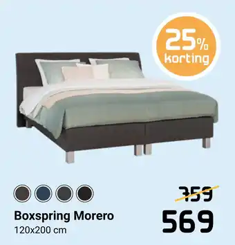 Beddenreus Boxspring Morero 120x200cm aanbieding