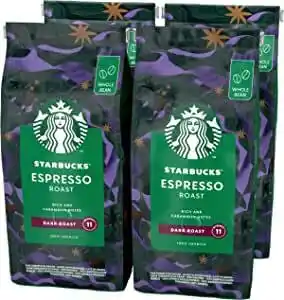 Amazon Starbucks espresso roast dark roast koffiebonen... aanbieding