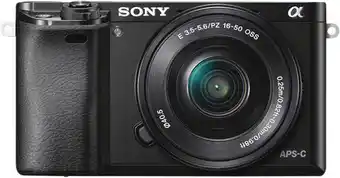 Coolblue Sony alpha a6000 zwart + pz 16-50mm oss aanbieding